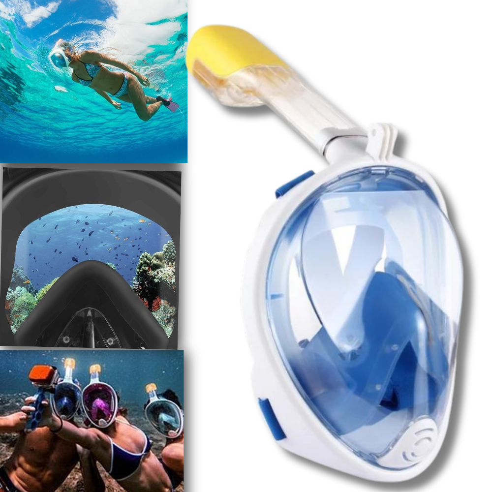 180° Panoramic View Snorkel Mask