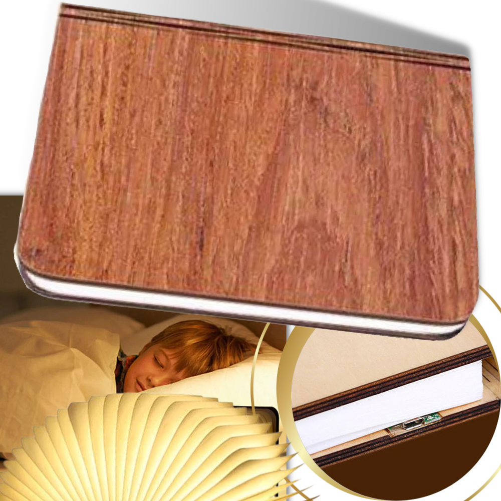 Rechargeable Wooden Reading Lamp