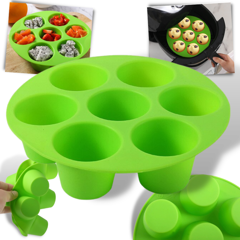 Round Silicone Cupcake Tray