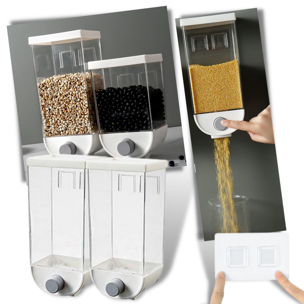Adhesive Wall-Mounted Cereal Dispenser