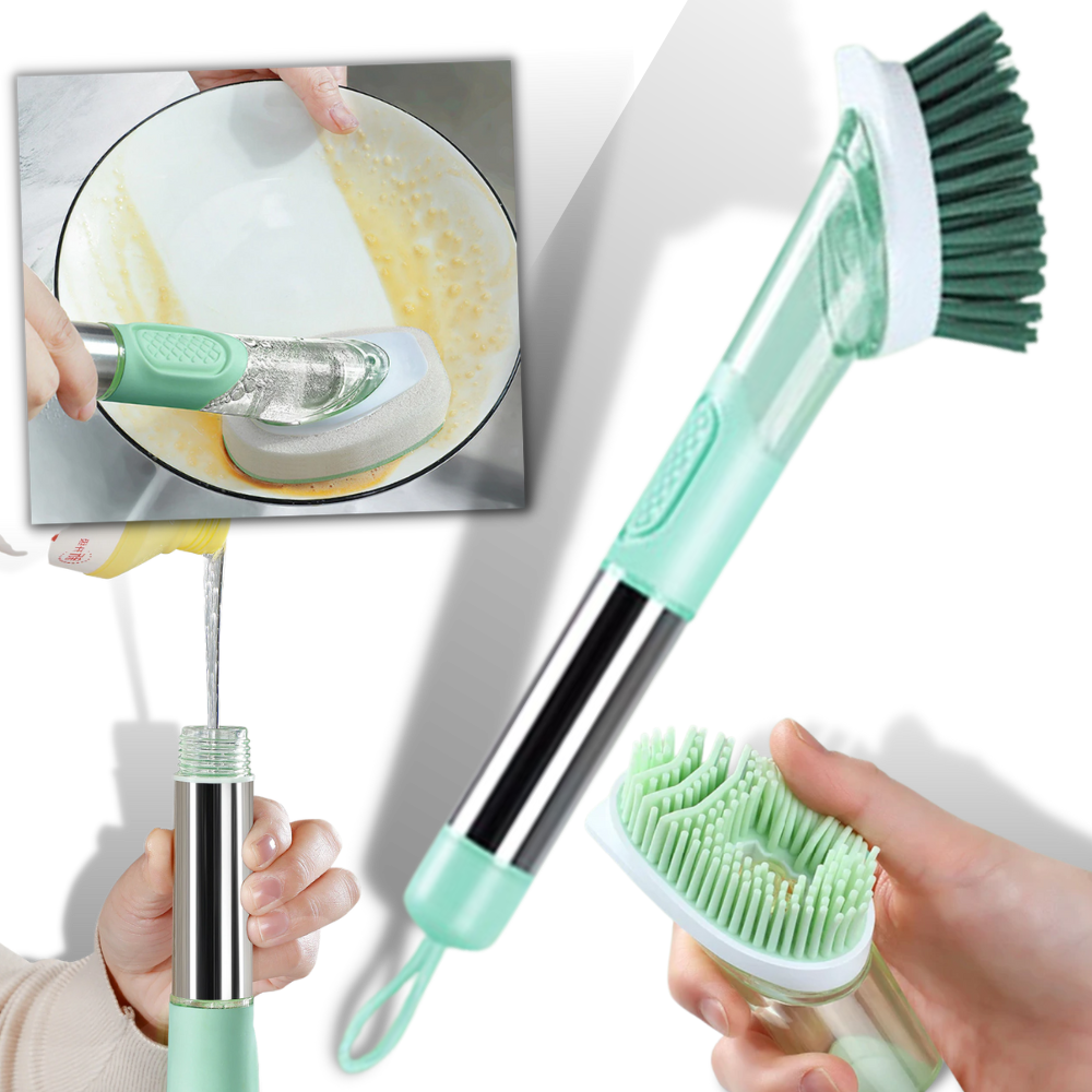 Cleaning Brush with Soap Dispenser