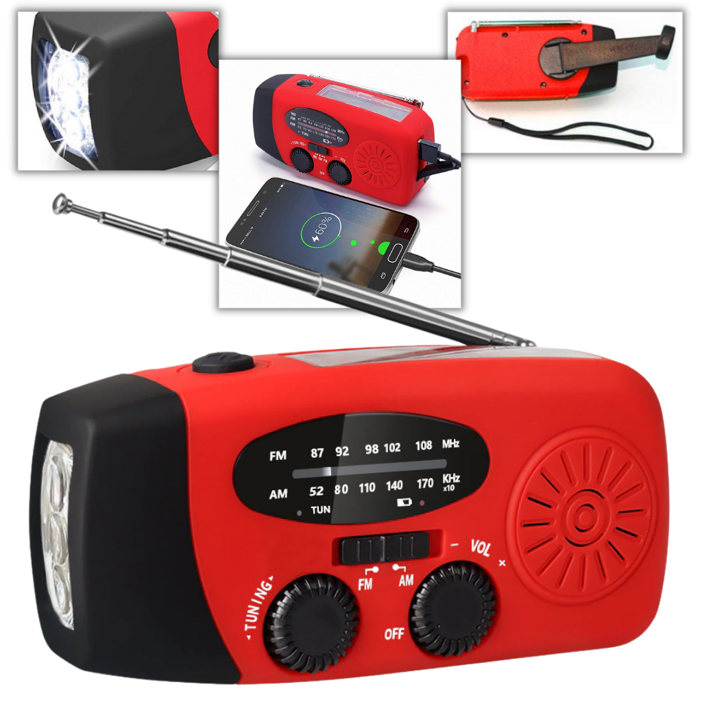 Multifunctional Dynamo Emergency Radio