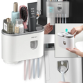 All-in-1 Toothpaste Dispenser Rack