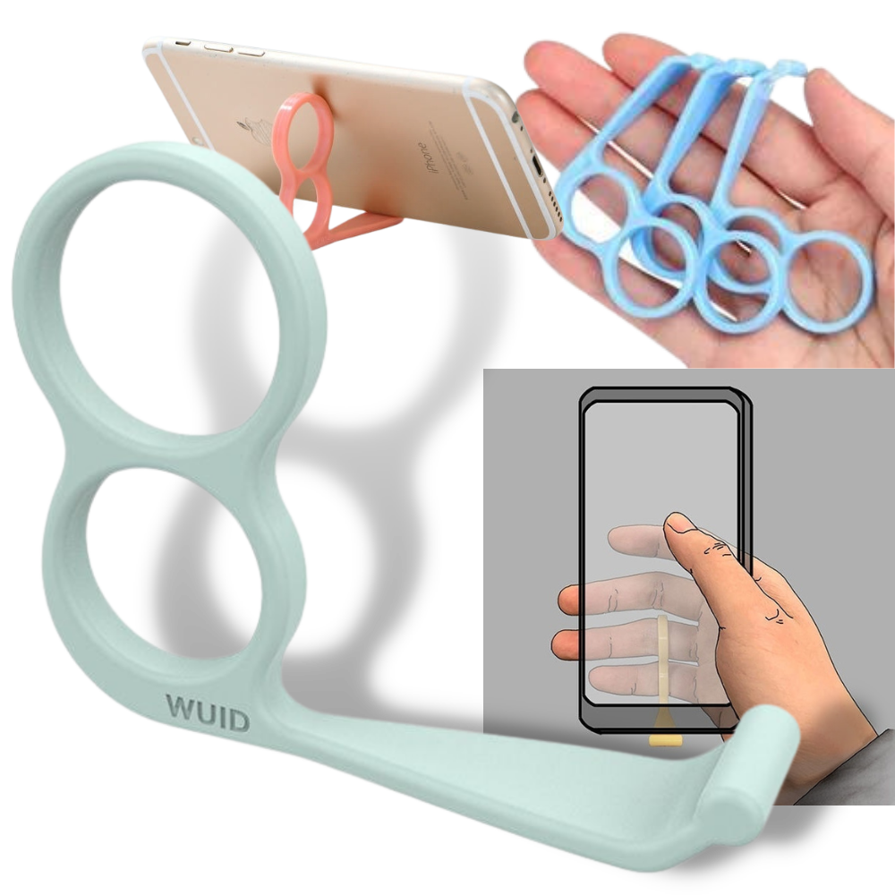 Lightweight Phone Stand and Hook 4-pack