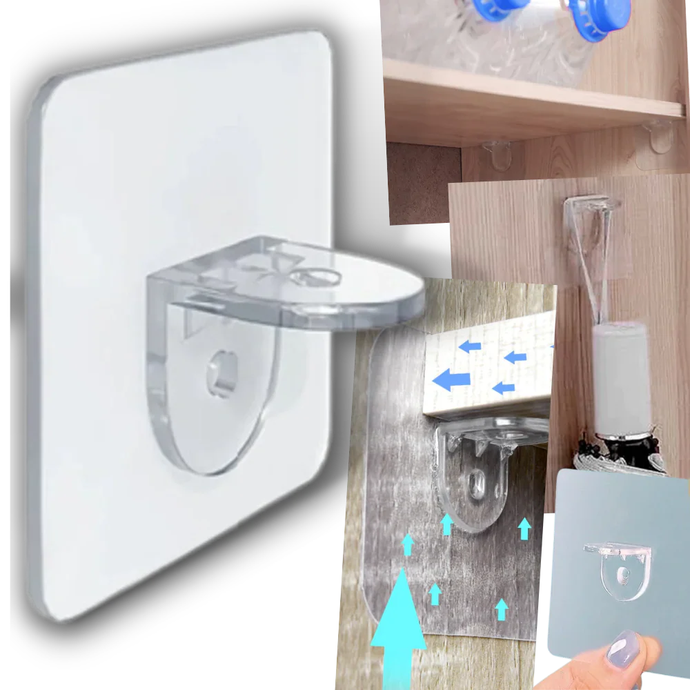 Adhesive Shelf Brackets