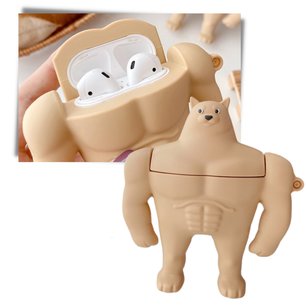 3D Shiba Inu AirPod Charging Case