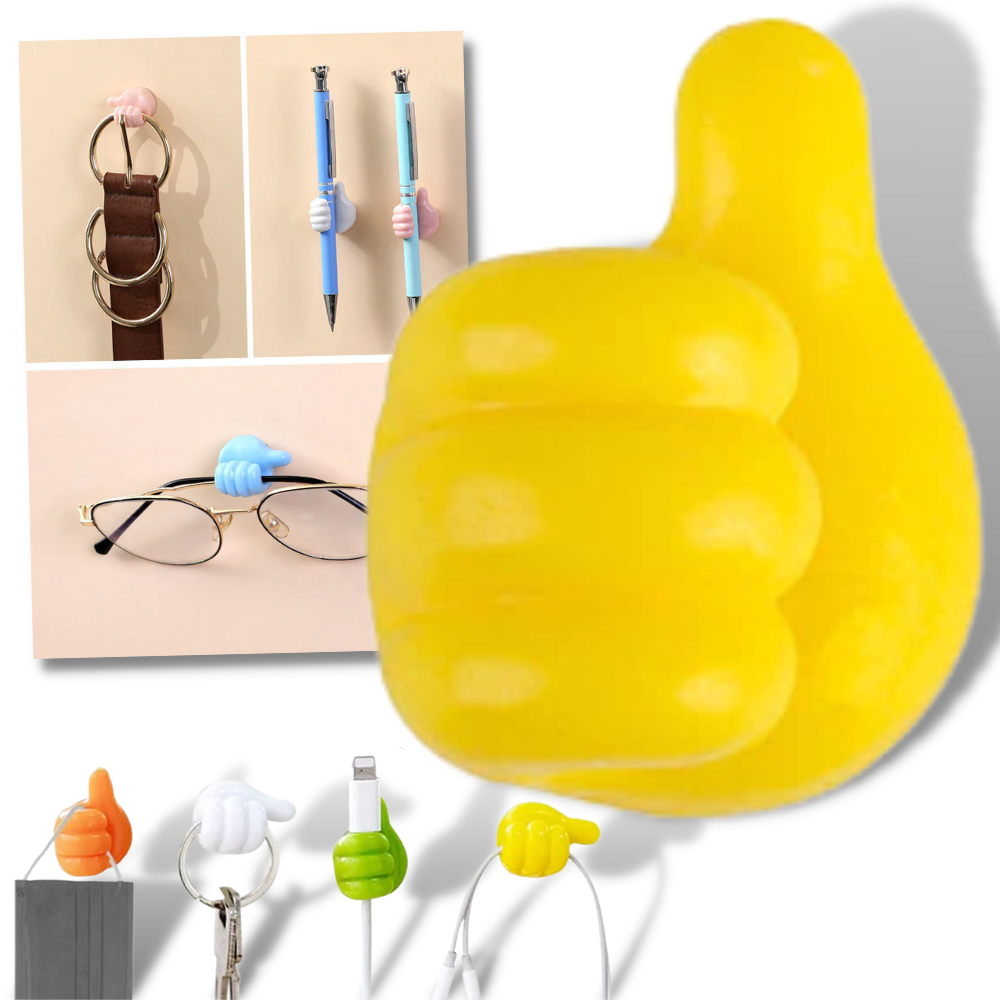 20-Pack Thumbs Up Wall Hooks