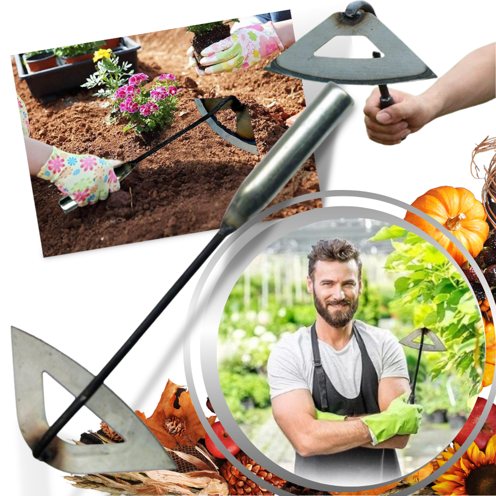 Steel Handheld Hollow Hoe