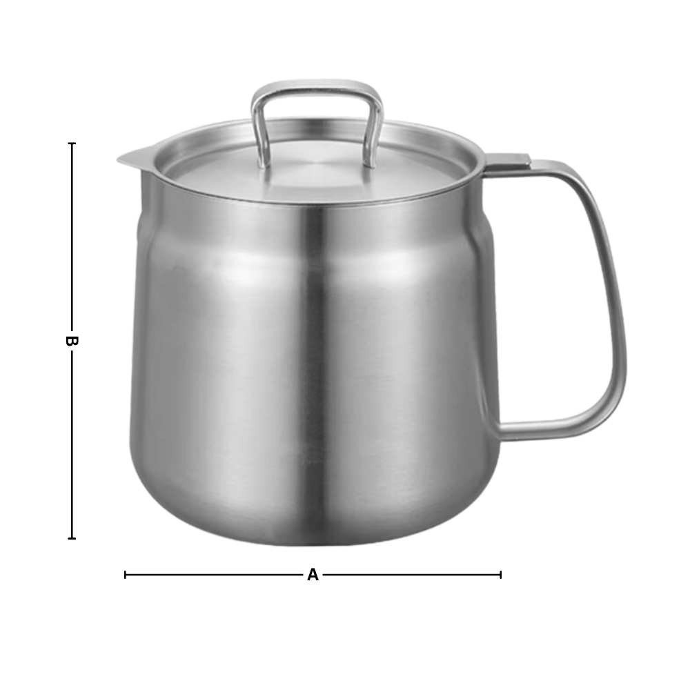 2-in-1 Stainless Steel Deep Frying Pot