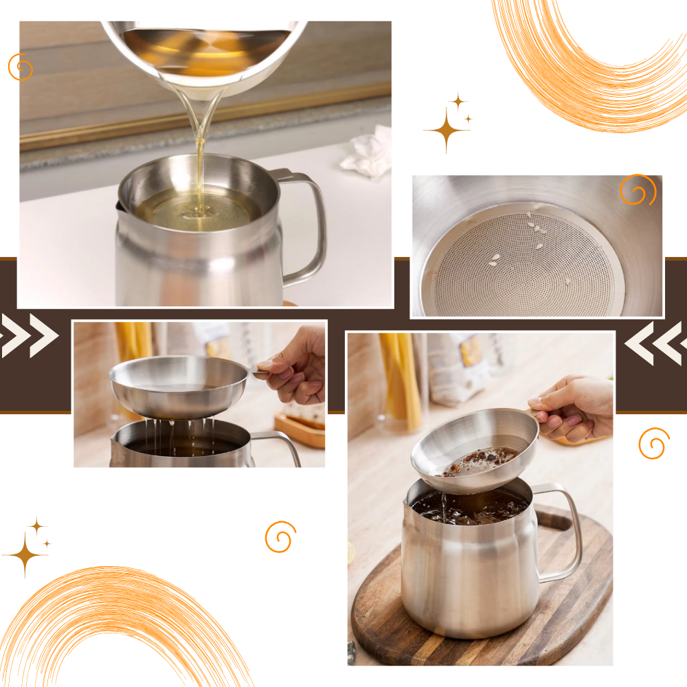 2-in-1 Stainless Steel Deep Frying Pot