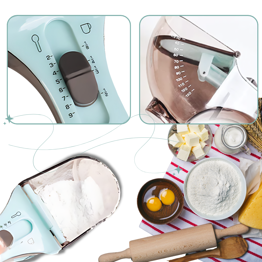 2-in-1 Adjustable Measuring Cup