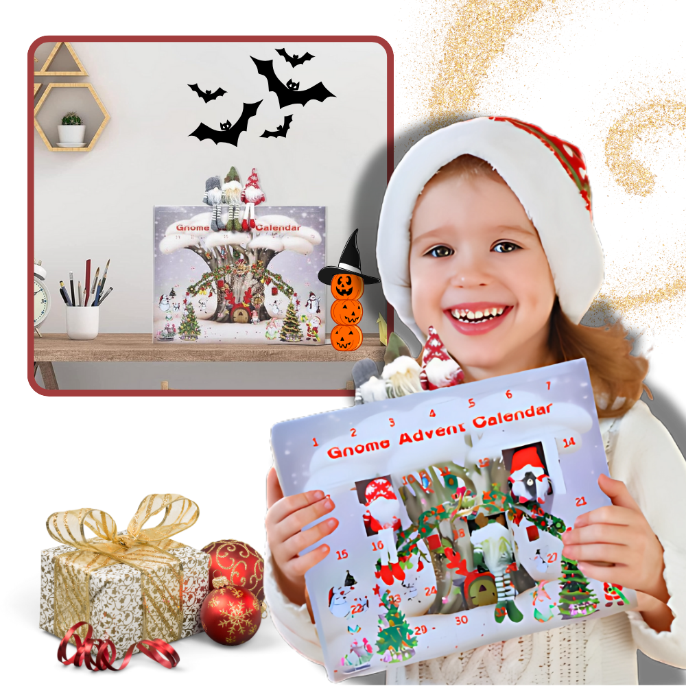31-Day Countdown Gnome Advent Calendar