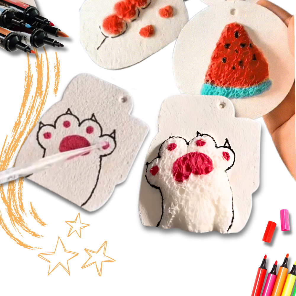 3D Foam Painting Paper