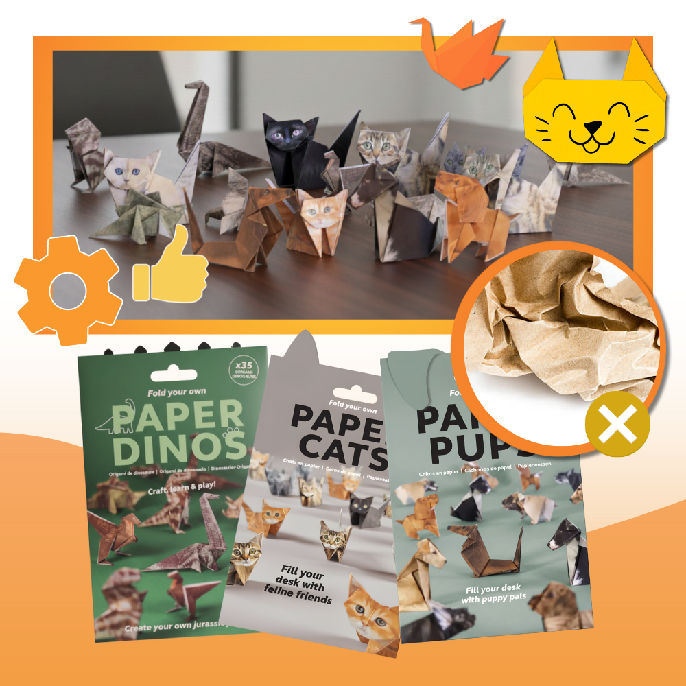3D Pet Origami Paper