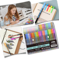 48-Color Glitter Gel Pens Set