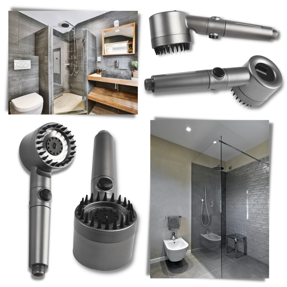 4-in-1 High-Pressure Shower Head