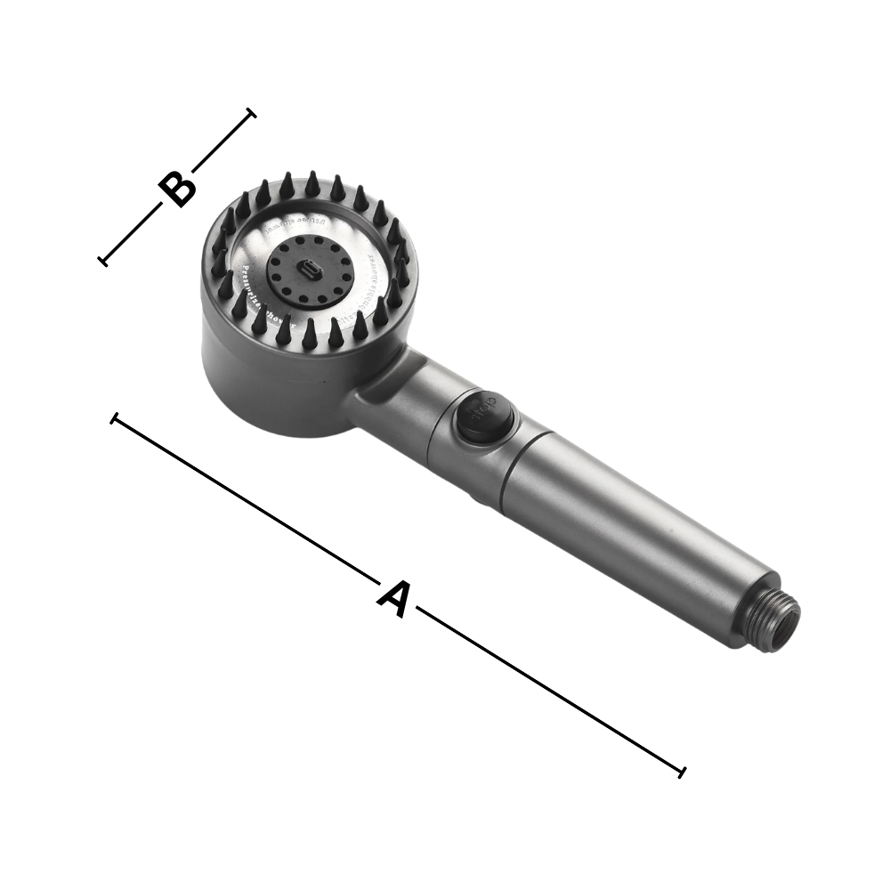 4-in-1 High-Pressure Shower Head
