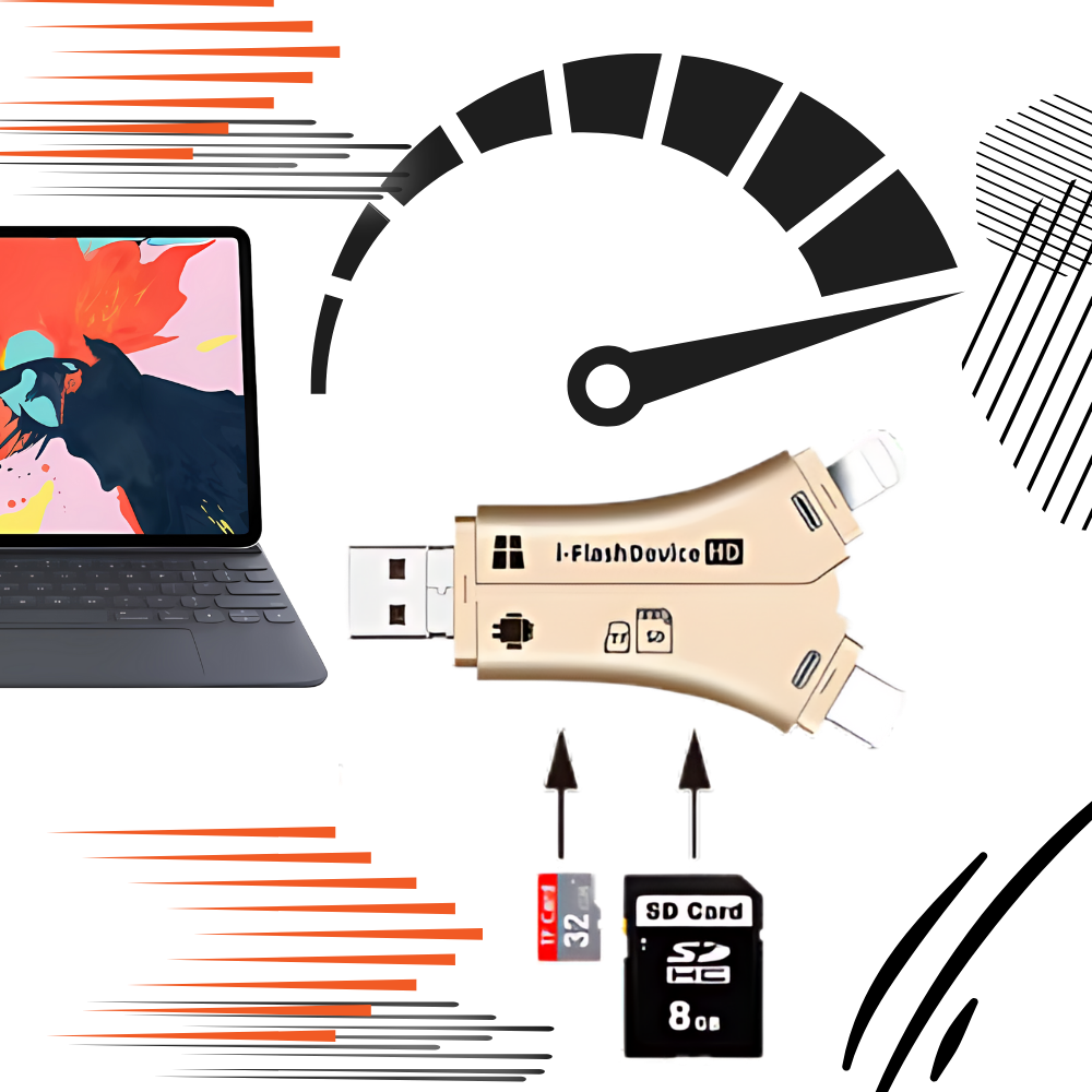 4-in-1 USB For Phones