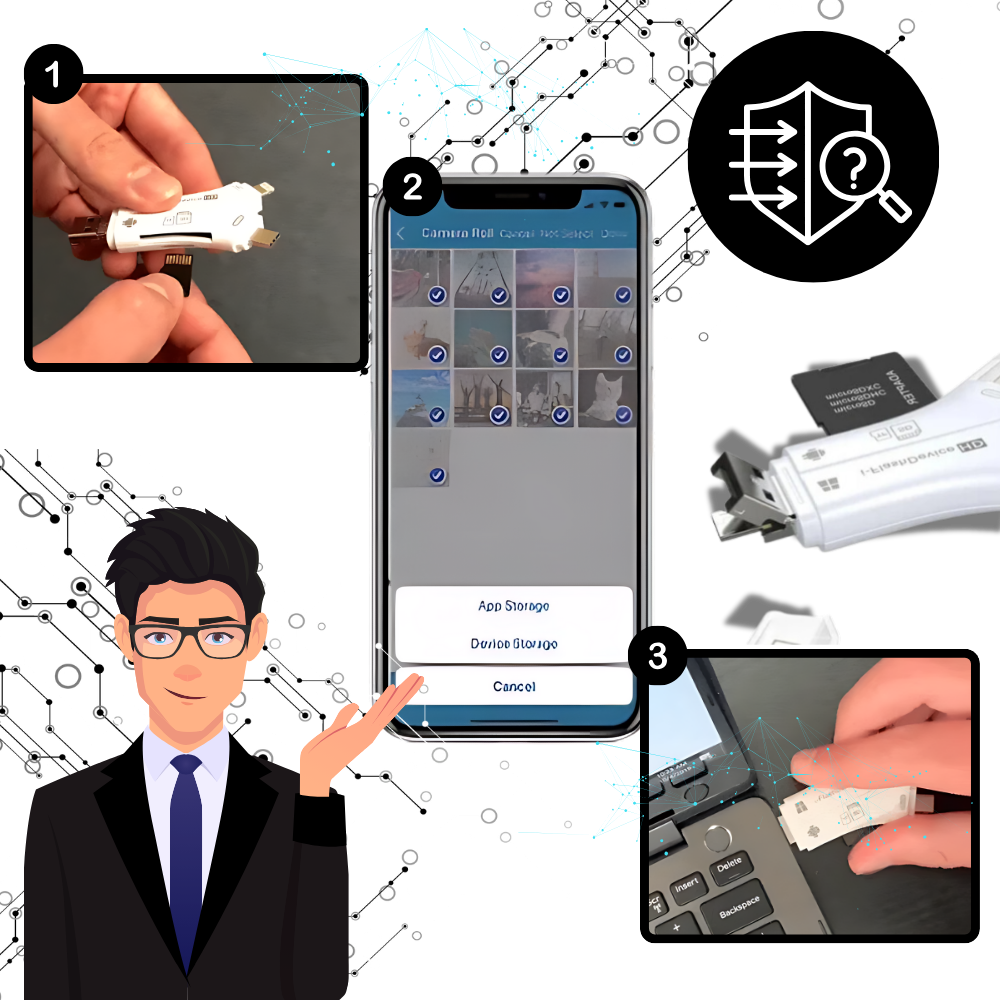 4-in-1 USB For Phones