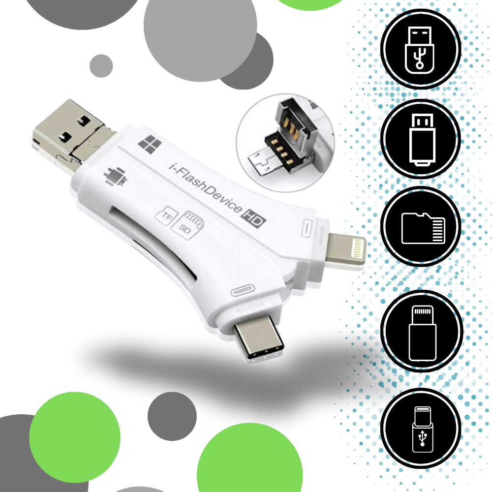 4-in-1 USB For Phones