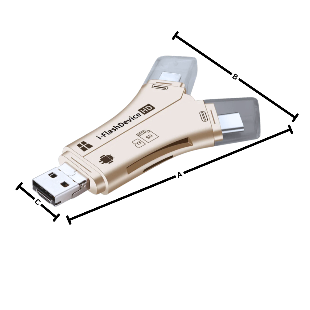 4-in-1 USB For Phones