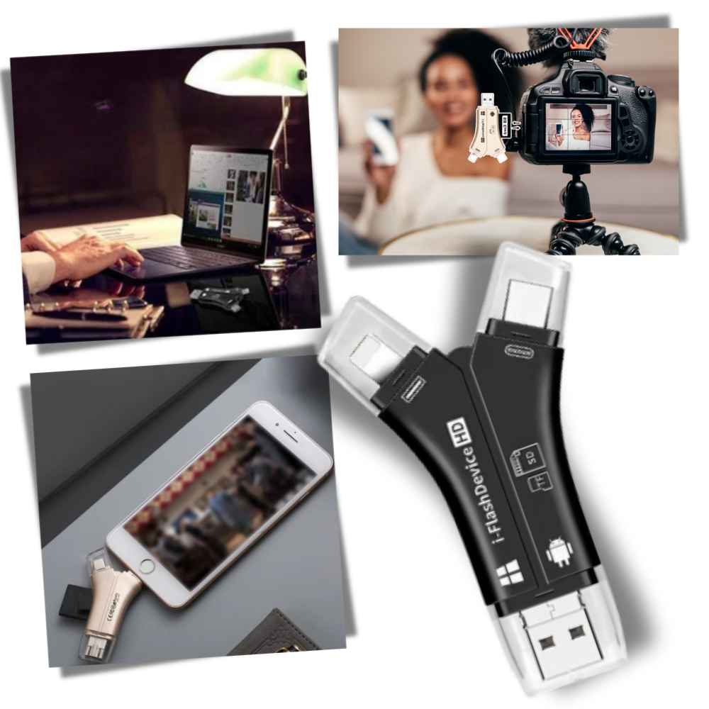 4-in-1 USB For Phones