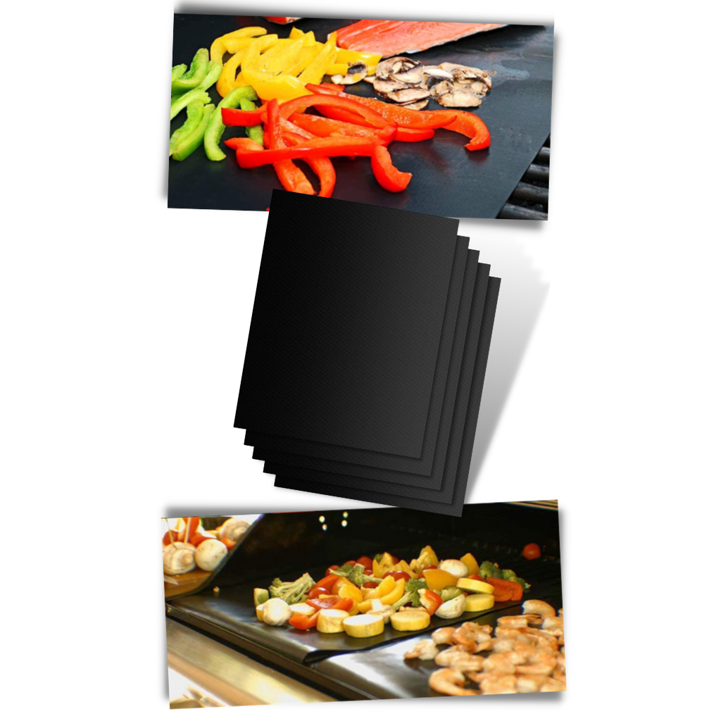 5pcs Premium Non Stick BBQ Grill Mat
