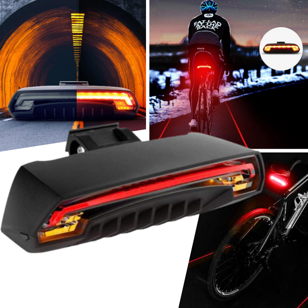 Bike Safety Tail Light with Indicators