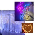 String Curtain of Fairy Lights with Remote Control