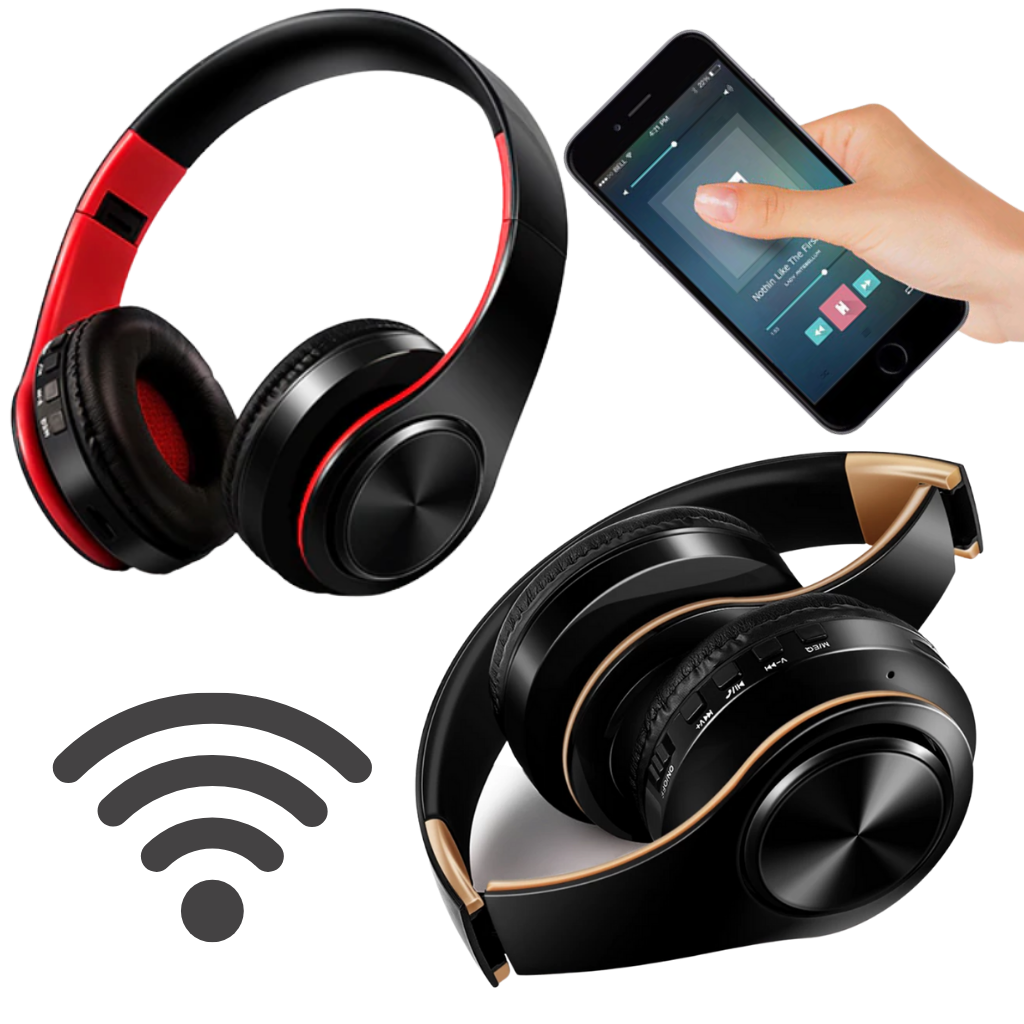 Foldable bluetooth headphones