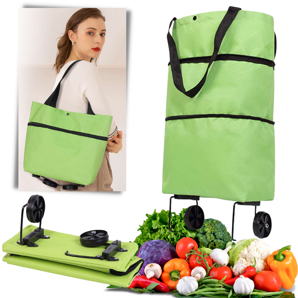 Foldable Trolley grocery Bag 30L