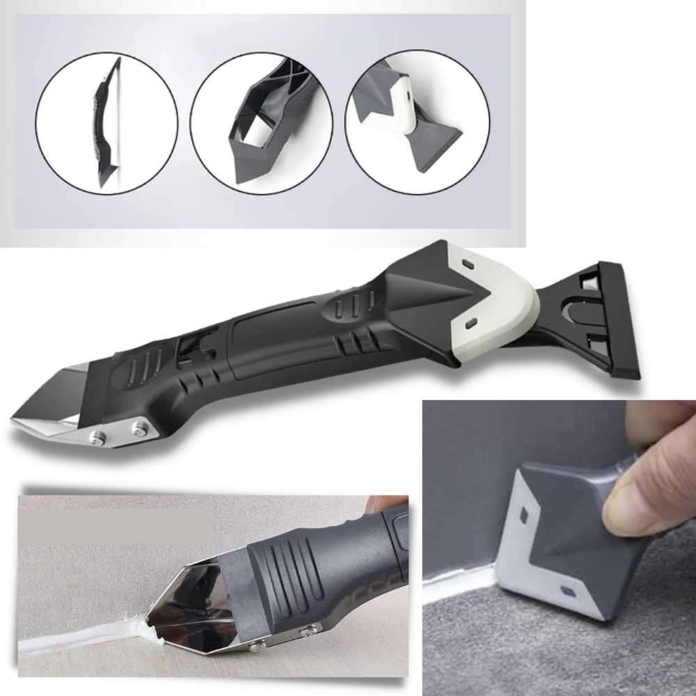 Multi-Material Caulking and Scraping Tool