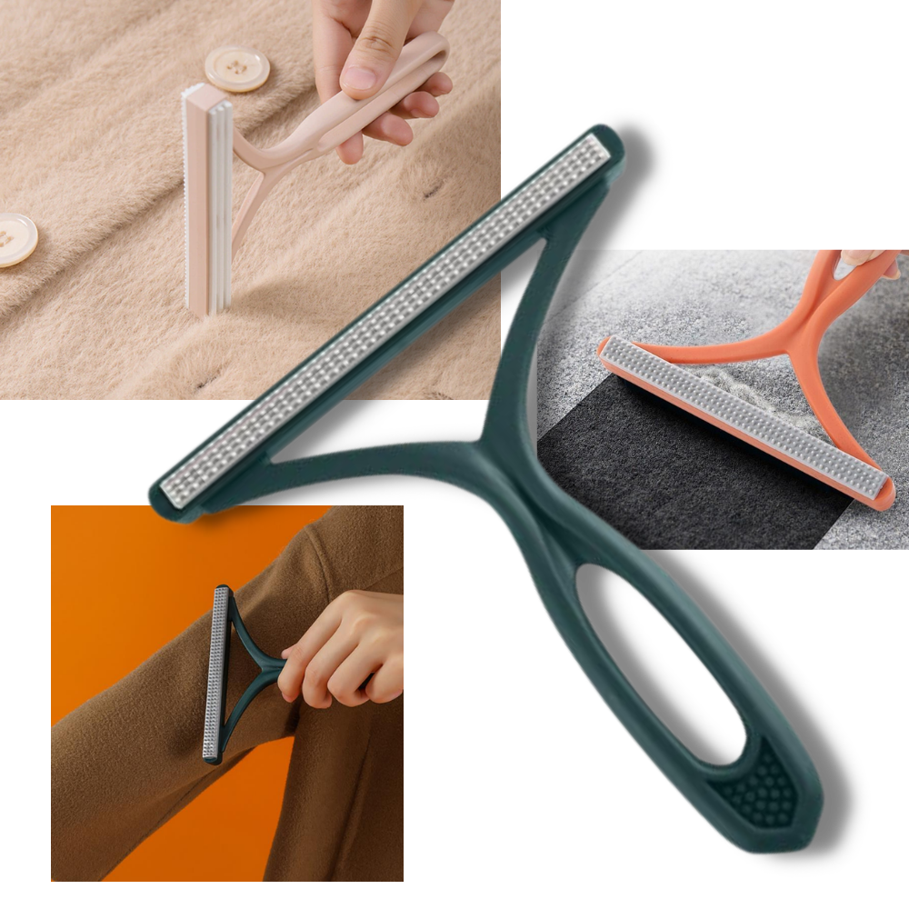 2 Pieces of Double-Sided Manual Hair Remover for Clothes