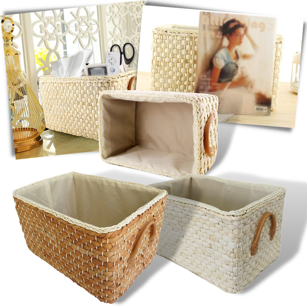 Hand Woven Wicker Basket