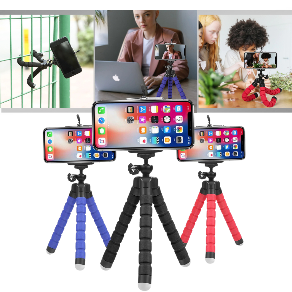 Mini Flexible Phone Tripod Stand Set