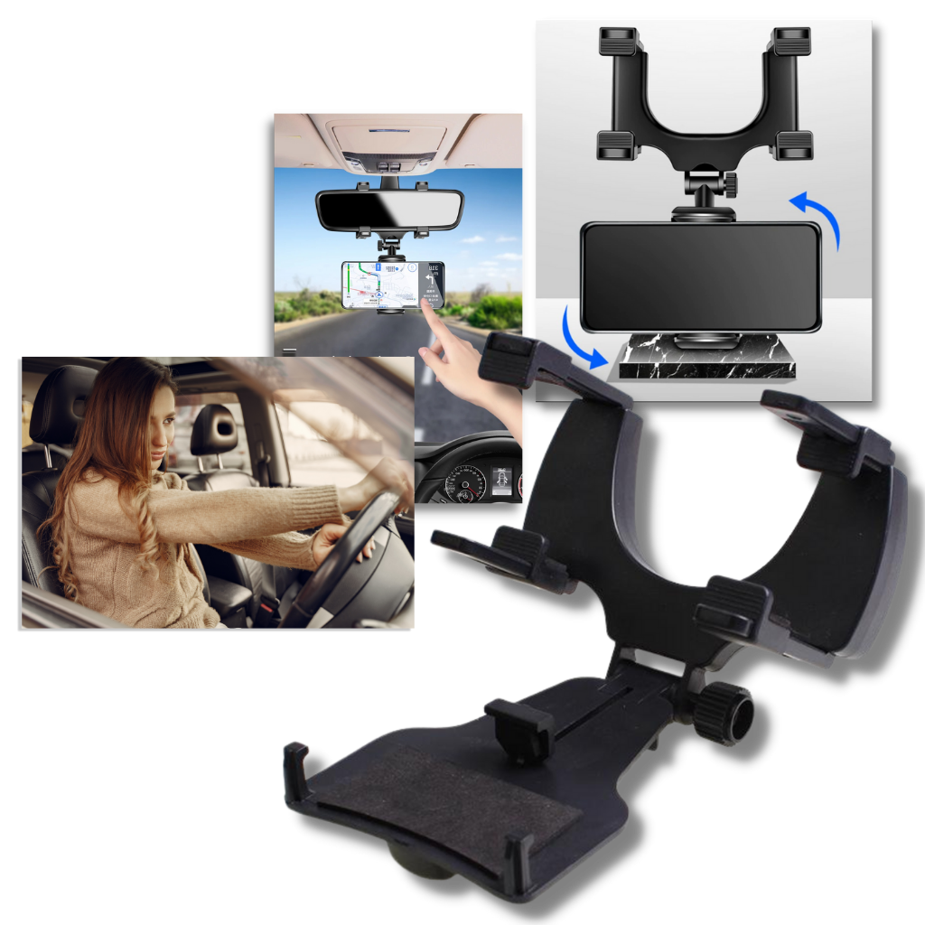 Car Rearview Mirror Phone Holder