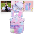 Plush Unicorn Girl’s Backpack