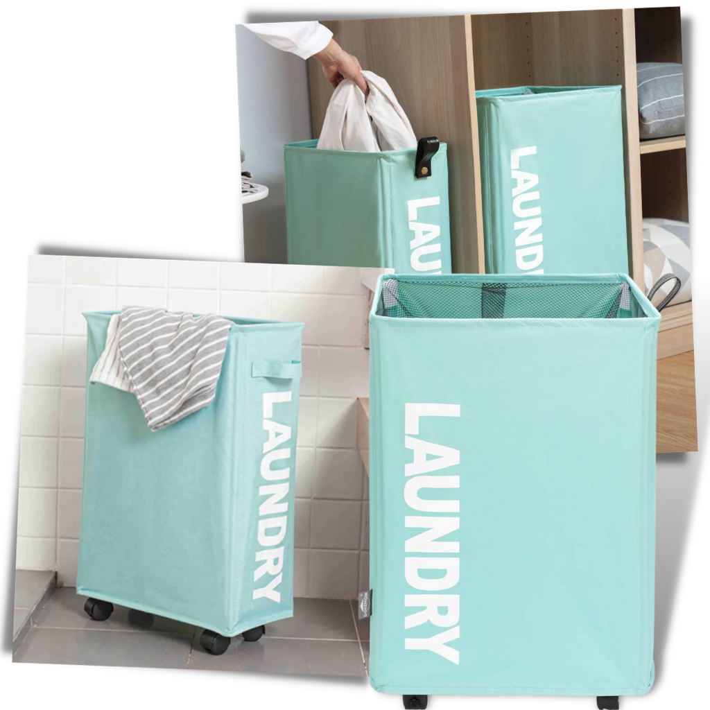 Portable Laundry Basket with Wheels