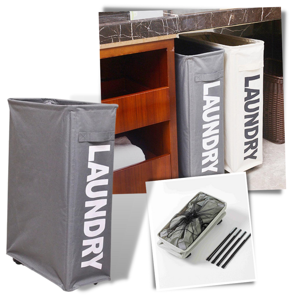 Portable Laundry Basket with Wheels