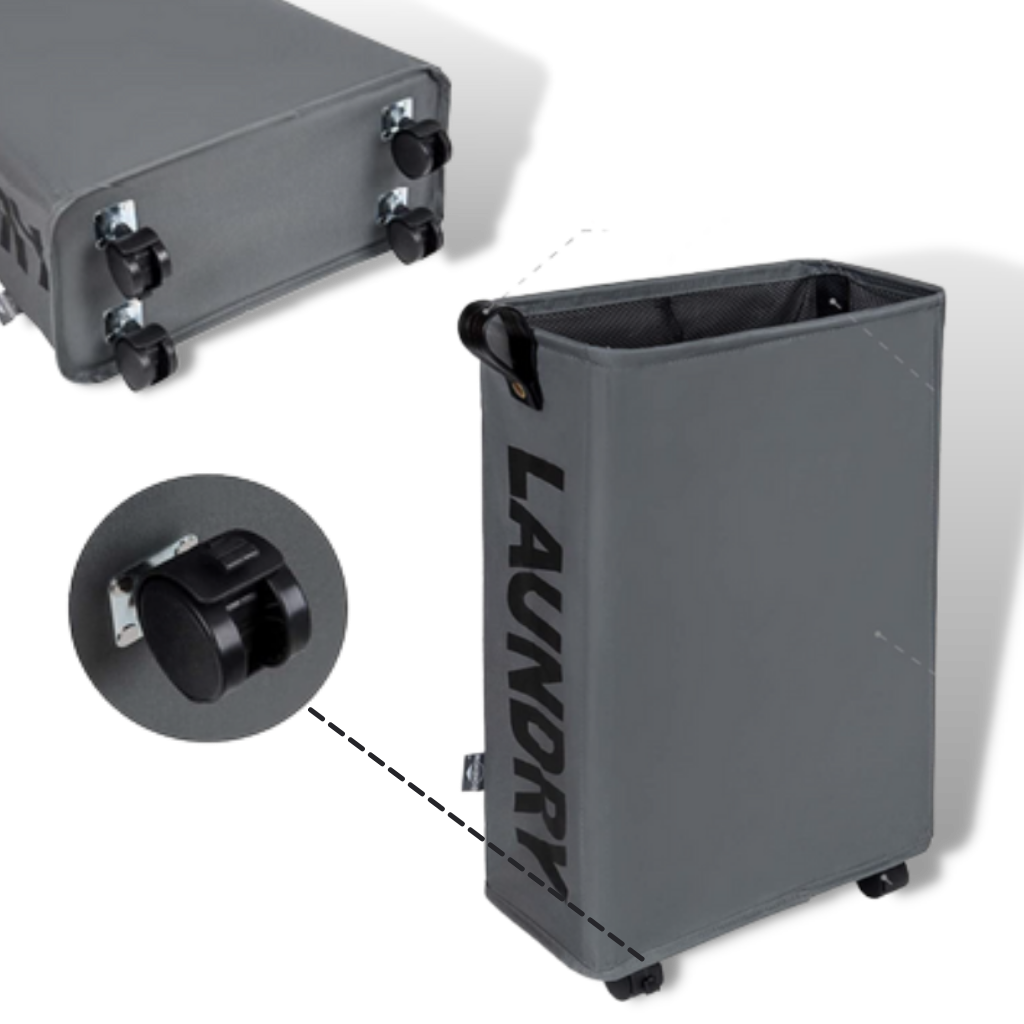 Portable Laundry Basket with Wheels