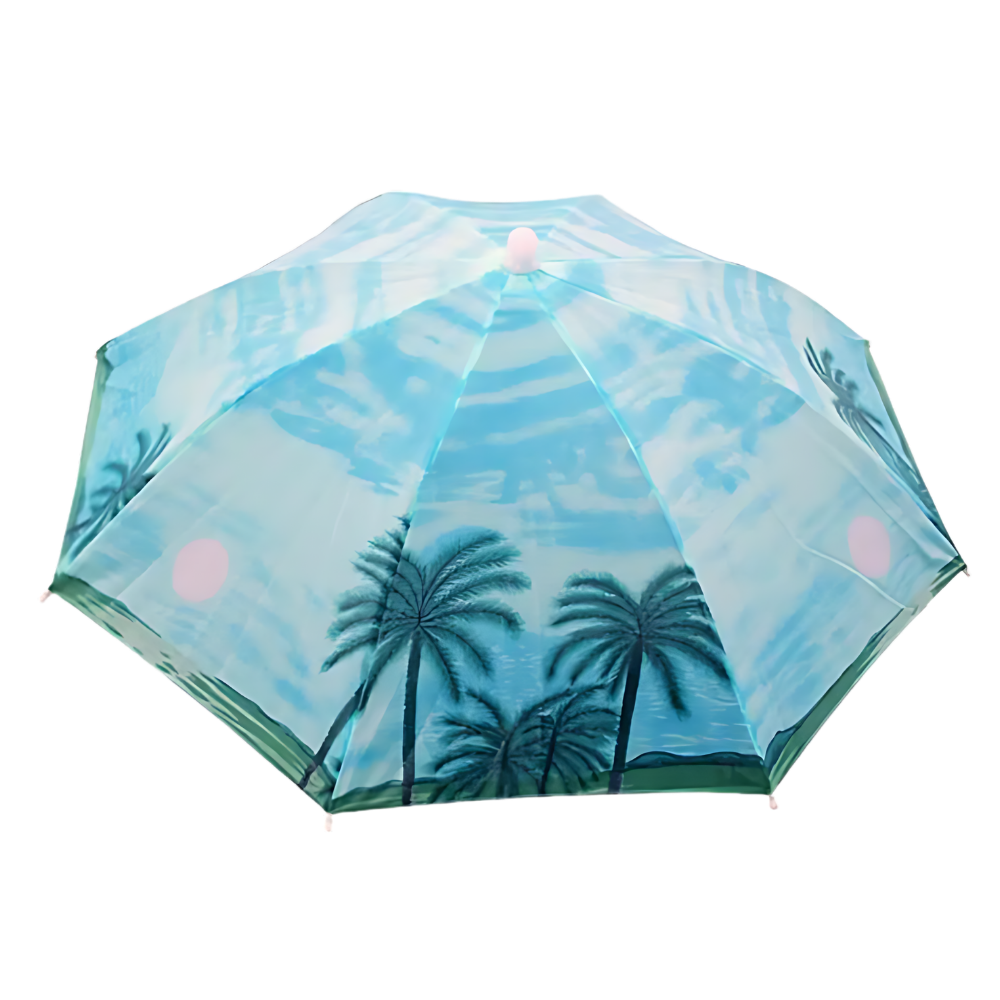 Adjustable Hand-Free Umbrella Hat