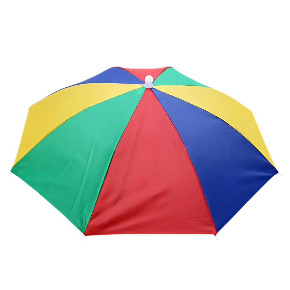 Adjustable Hand-Free Umbrella Hat