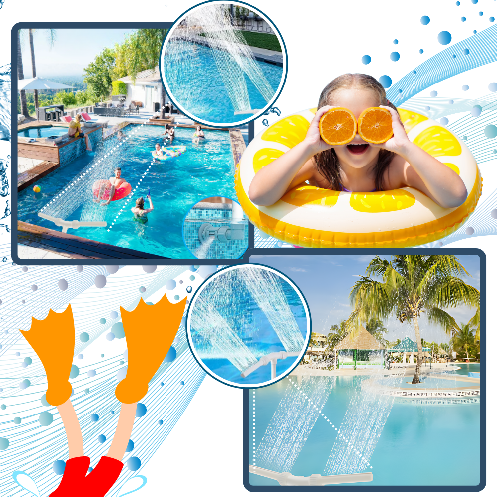 Adjustable Pool Waterfall Fountain