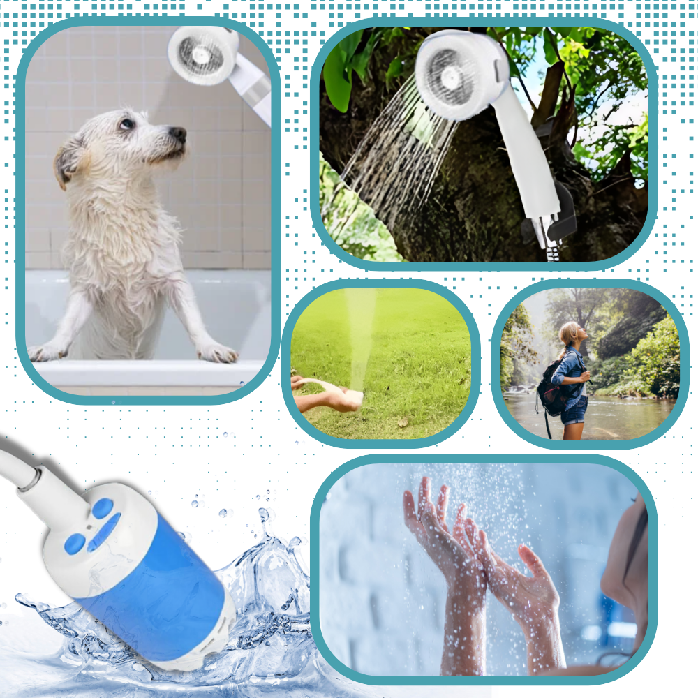 Adjustable Portable Outdoor Shower