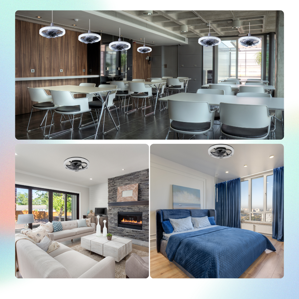 Aesthetic Ceiling Fan With Light And Remote