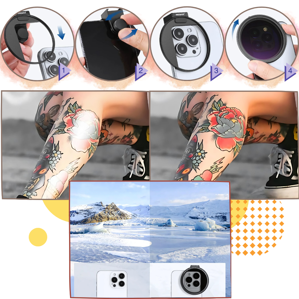 Anti-Leak Phone Camera Lens