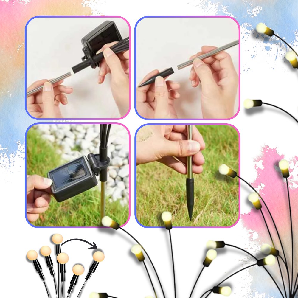 Automatic Waterproof Outdoor Led Solar Lights