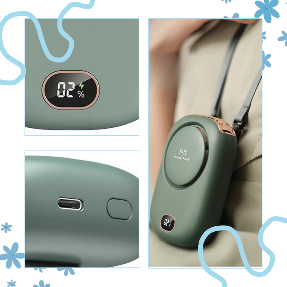 Bladeless Adjustable Portable Neck Fan