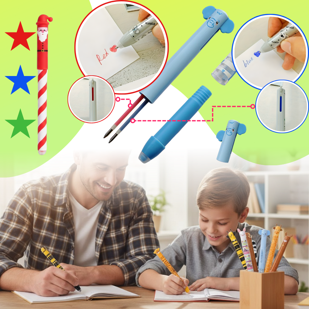 Cartoon Festive Heat Erase Pens