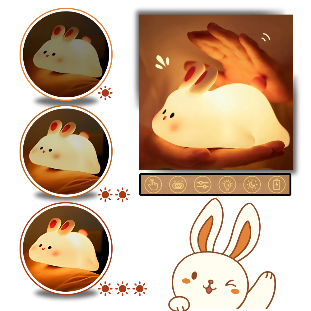 Cozy Adorable Bunny Night Light